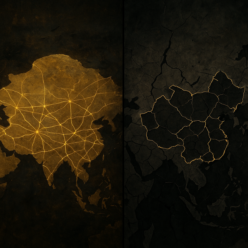 The fragmentation of the Mongol Empire