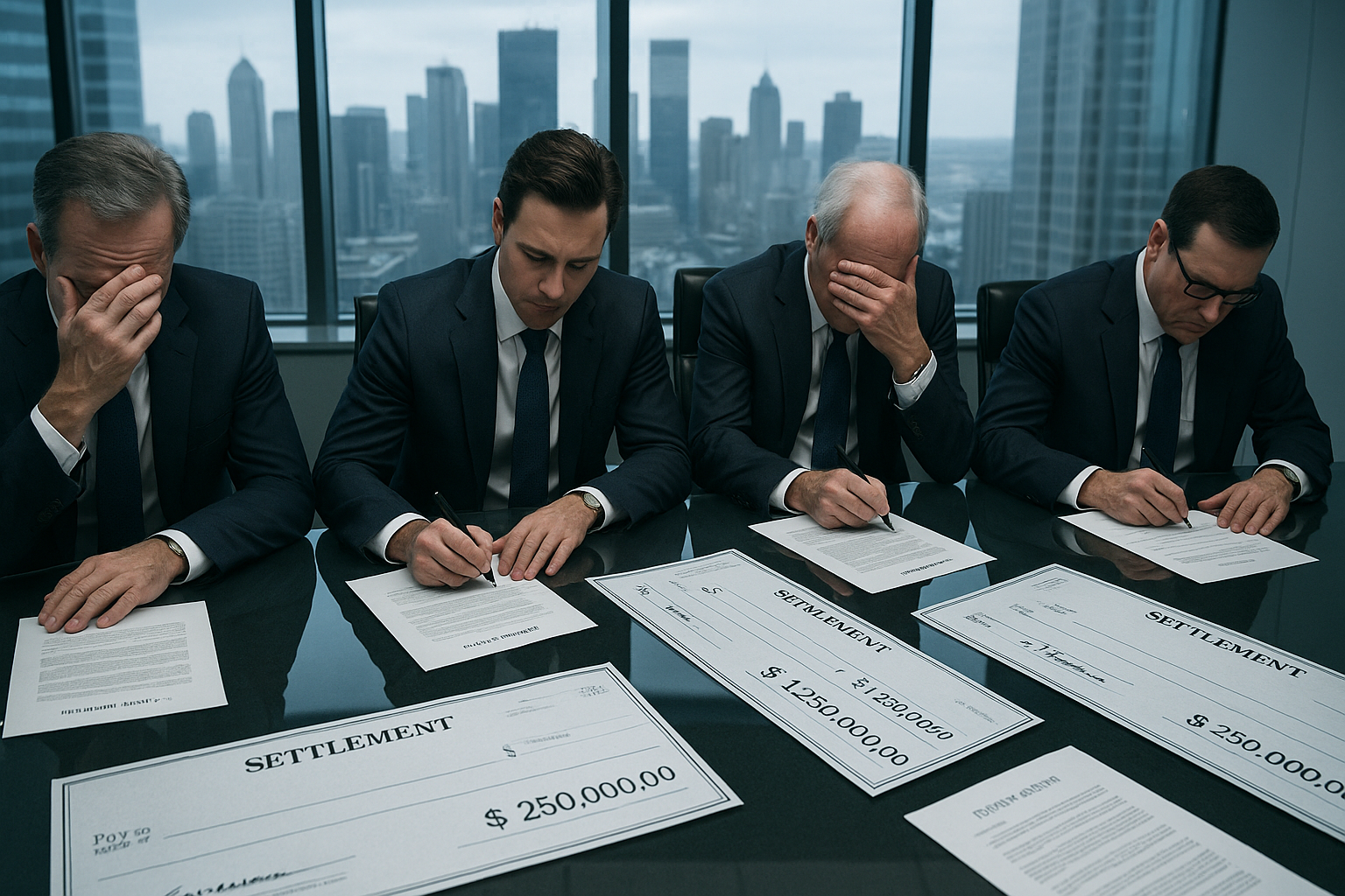 Modern Corporate Boardroom Surrender
